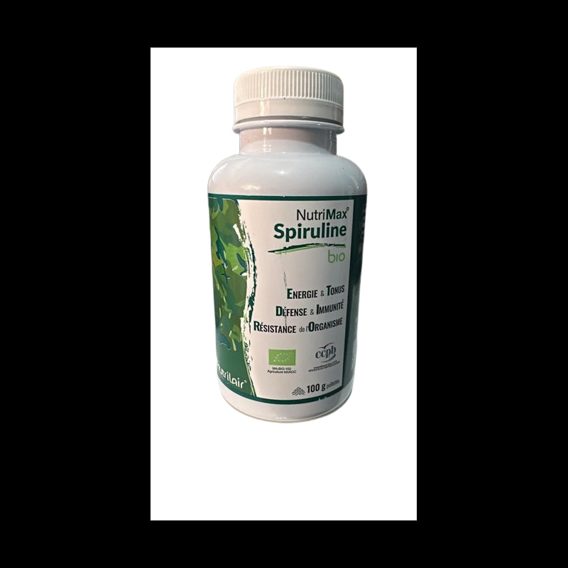NUTRIMAX SPIRULINE BIO 100G PAILLETTES prix Maroc