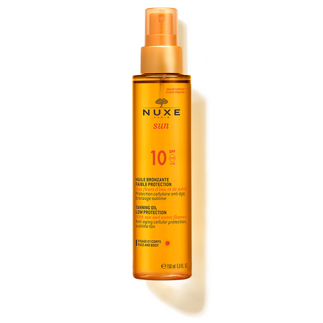 Nuxe Sun Huile Bronzante Faible Protection 150 ml SPF 10