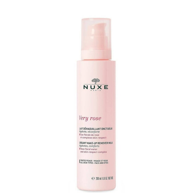 Nuxe Very Rose Lait Démaquillant Onctueux 200ml