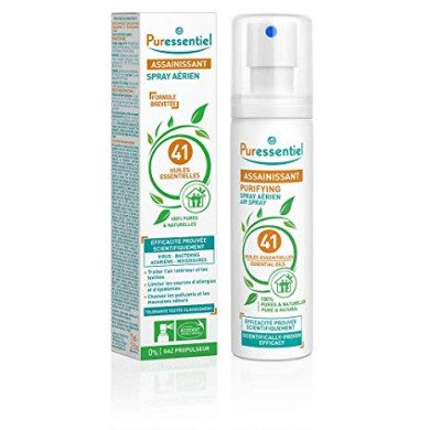 PURESSENTIEL ASSAINISSANT SPRAY AERIEN AUX 41 HUILES ESSENTIELLES 75 ML Parapharmacie prix Maroc