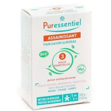 PURESSENTIEL ASSAINISSANT PAIN SAVON SURGRAS 100 G Parapharmacie prix Maroc