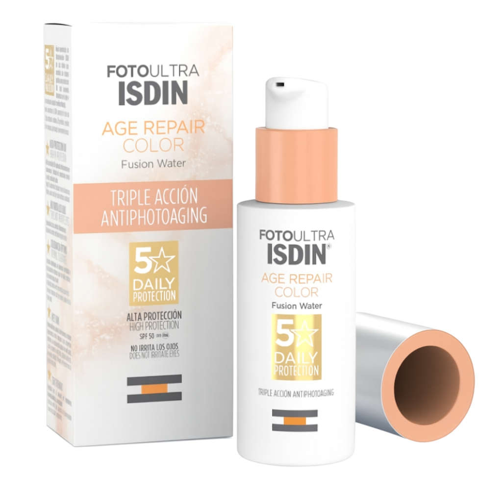 ISDIN FOTO ULTRA Anti-âge Repair Color Fusion Water spf 50+ | 50 ml