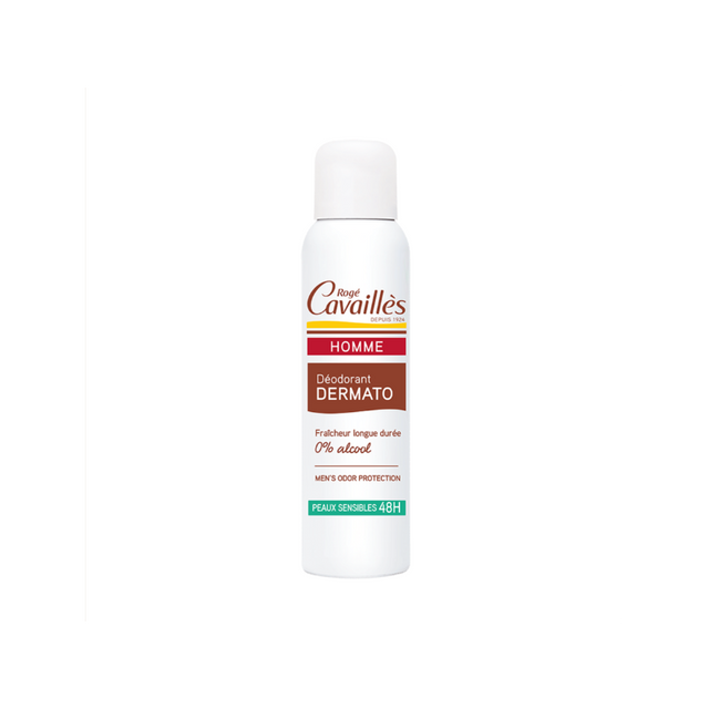 Roge Cavailles Deo Homme Soin Dermato sans Sel d'Aluminium 48H Spray