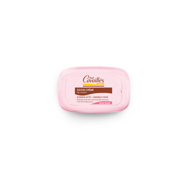 Roge Cavailles Relaxant Savon Crème Amande & Rose 115g