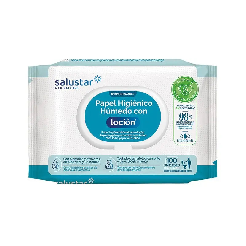 SALUSTAR Papier toilette humide 100 unités prix Maroc