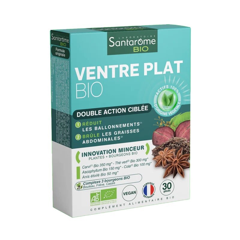 SANTAROME VENTRE PLAT B30 GELULES prix Maroc