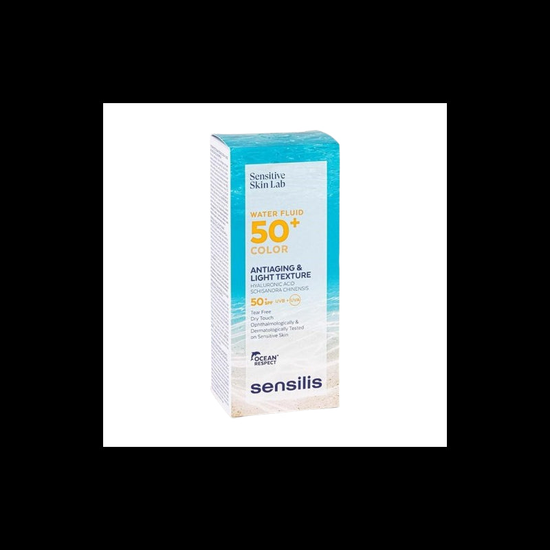 SENSILIS SUN sensitive skin water fluide color anti âge spf 50 | 50 ml prix Maroc