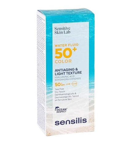 Sensilis Sun Sensitive Skin Water Fluide Color anti Âge SPF 50 50 ml