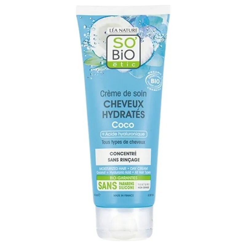 SO'BIO ETIC creme de soin cheveux hydratés | 100ml prix Maroc