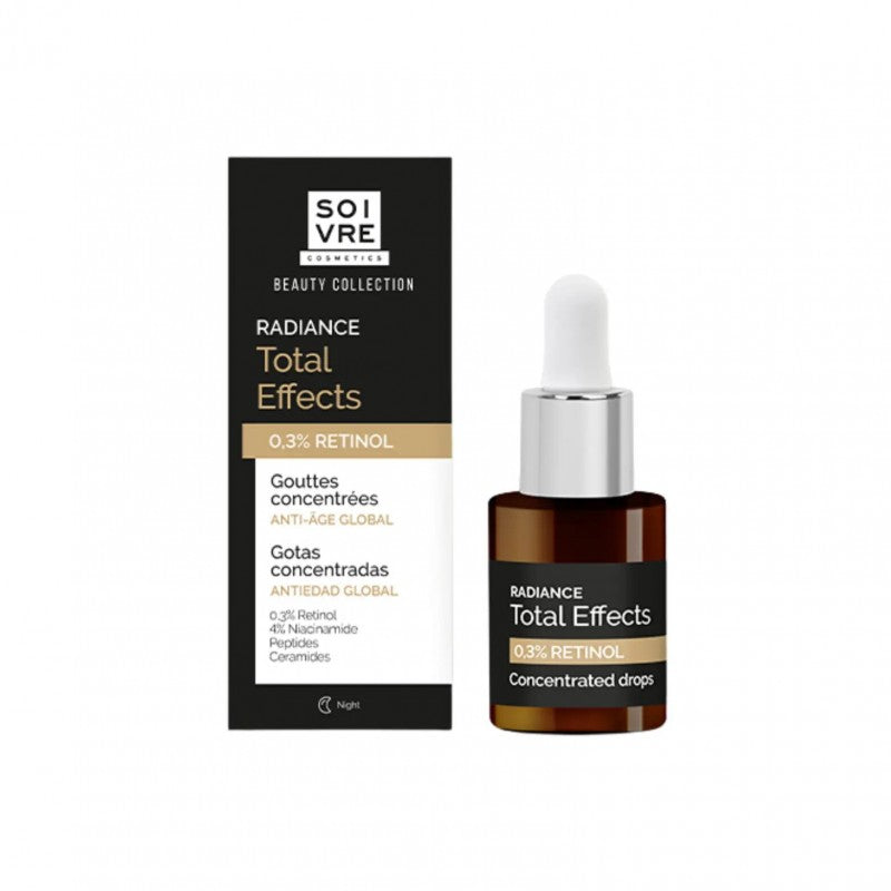 SOIVRE GOUTTES RETINOL TOTAL GLOBAL ANTI-AGE EFFECT 15ML prix Maroc