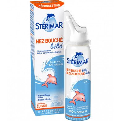 STERIMAR NEZ BOUCHE HYPERTONIQUE BEBE 50 ML Parapharmacie prix Maroc