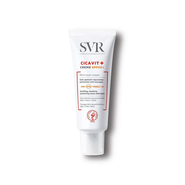 SVR Cicavit+ Crème Soin Apaisant Réparateur SPF50+ 40 ml