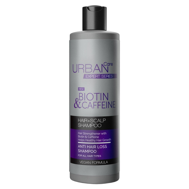 URBAN CARE EXPERT SERIES BIOTIN & CAFFEINE HAIR + SCALP SHAMPOOING 350ML