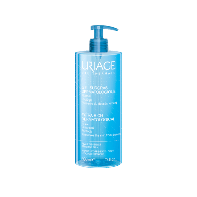 Uriage Eau Thermale Gel Surgras Liquide Dermatologique 500 ml