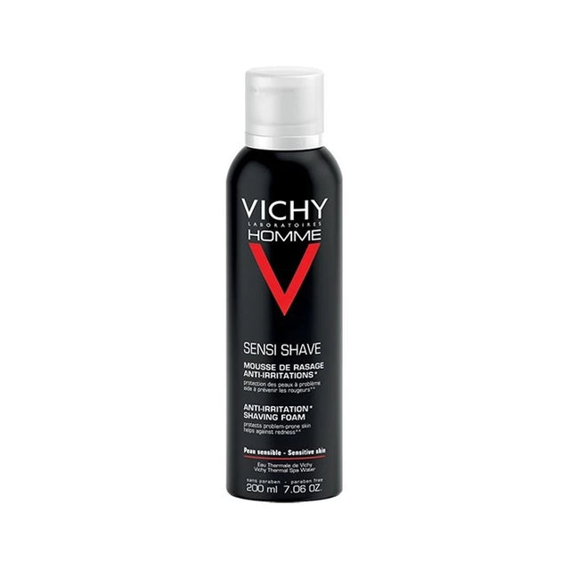 Vichy Homme Mousse à Raser anti-Irritations Peau Sensible 200ml