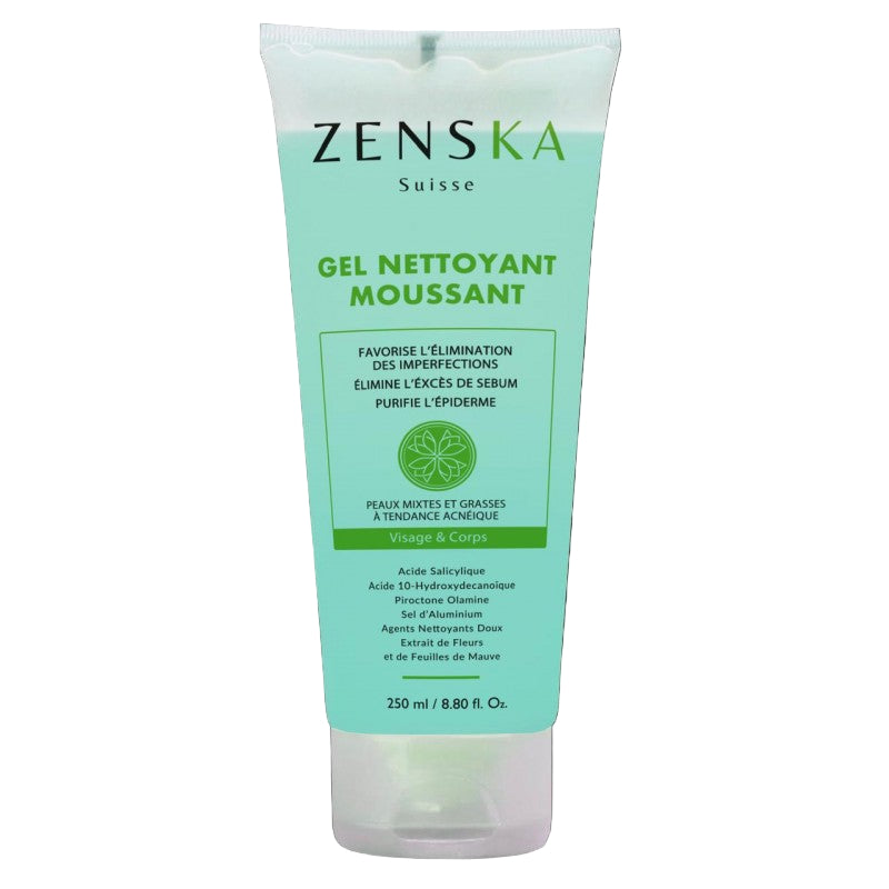 ZENSKA GEL NETTOYANT MOUSSANT250 ML prix Maroc