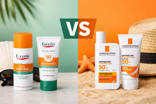 Eucerin Oil Control vs La Roche-Posay Anthelios UVMune 400 : Quelle Crème Solaire SPF50+ Choisir au Maroc en 2026 ?