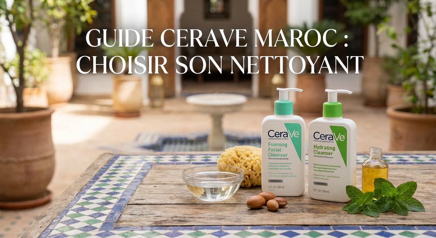 Top nettoyants visage CeraVe au Maroc : lequel choisir selon votre peau ?