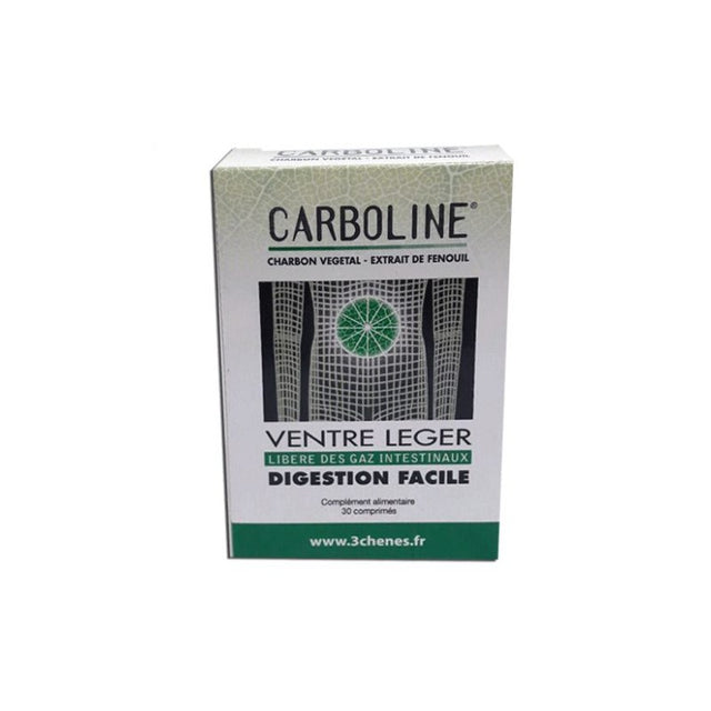 3 CHENES CARBOLINE DIGESTION FACILE 30 COMPRIMES prix Maroc