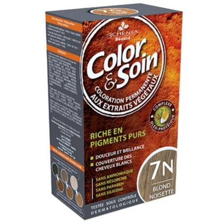 3 CHENES COLOR & SOIN BLOND NOISETTE 7N prix Maroc