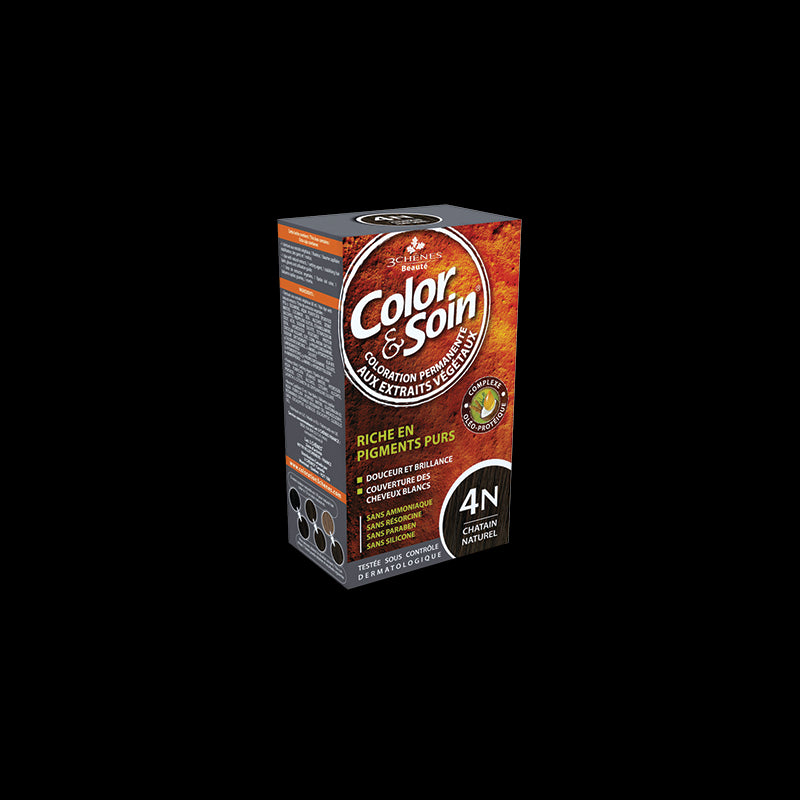 3 CHENES COLOR & SOIN CHÂTIN NATUREL 4N