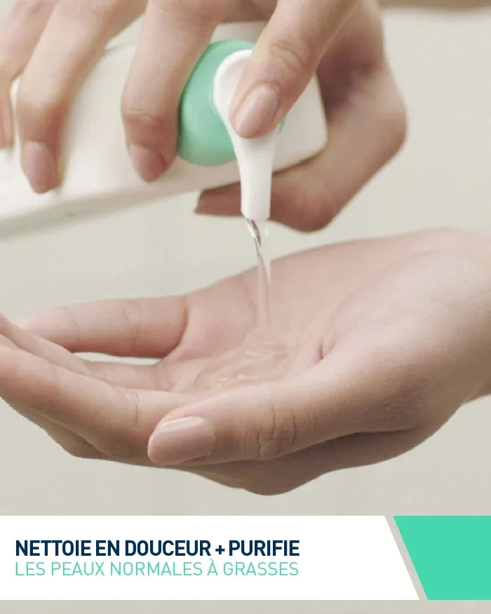 CeraVe Gel Moussant Nettoyant Peau Normale à Grasse 473ml