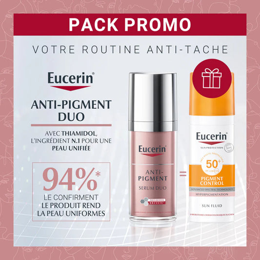 EUCERIN Anti Pigment Sérum DUO 30ML Pack promo + Ecran Anti Pigment SPF50 50ML offert