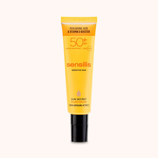 SENSILIS SOIN POUR LE VISAGE ANTI-AGE FLUIDE TEINT SPF50+