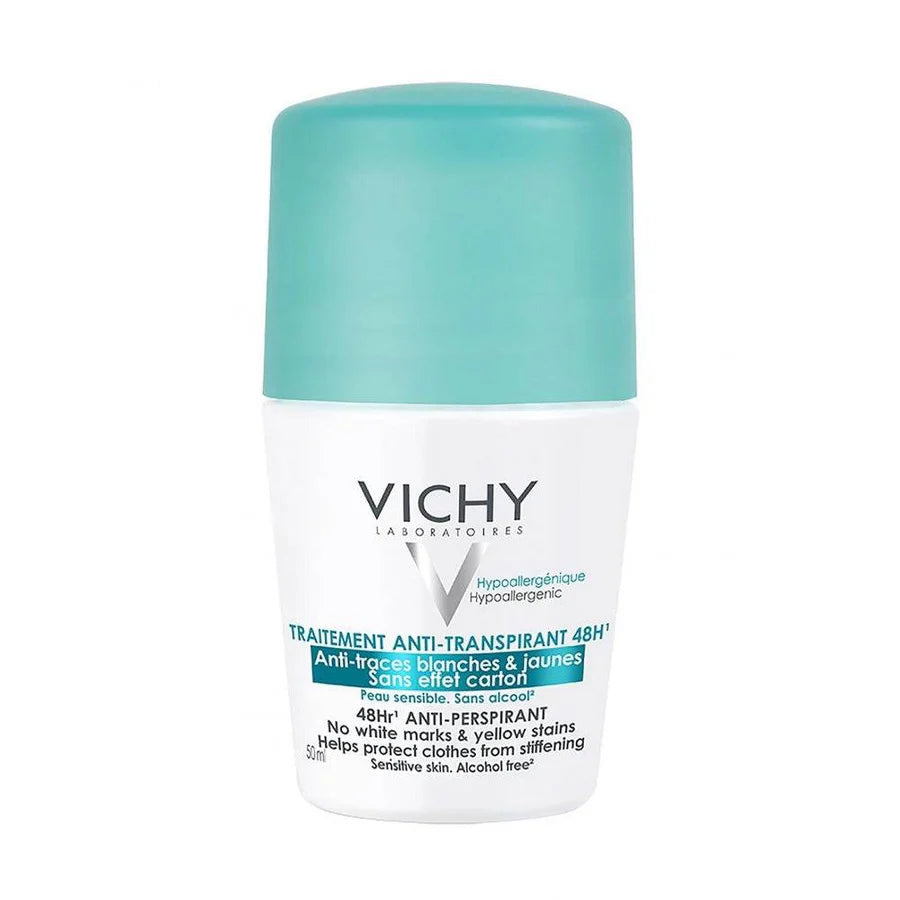 Vichy Anti-Transpirant et Traces Jaunes 48H 50 ml