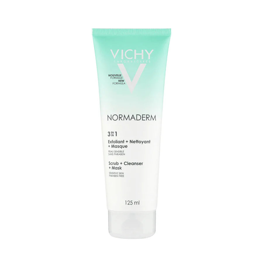 VICHY NORMADERM 3 EN 1EXFOLIANT NETTOYANT MASQUE 125 ML