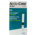 ACCU CHEK ACTIVE TEST RAPIDE GLYCEMIE 25 BANDELETTES REACTIVES prix Maroc
