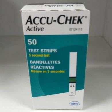 ACCU CHEK ACTIVE TEST RAPIDE GLYCEMIE 50 BANDELETTES prix Maroc