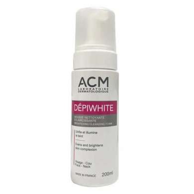 ACM DEPIWHITE MOUSSE NETTOYANTE ECLAIRCISSANTE 200ML Parapharmacie prix Maroc