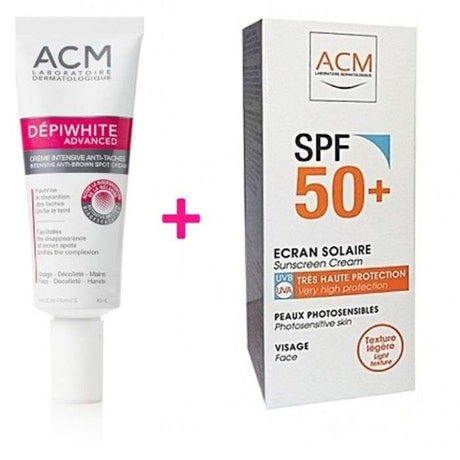 ACM DEPIWHITE ADVANCED CREME INTENSIVE ANTI-TACHES + ACM ECRAN SOLAIRE OFFERT prix Maroc