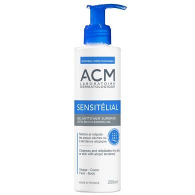 ACM SENSITELIAL GEL NETTOYANT SURGRAS 200ML prix Maroc