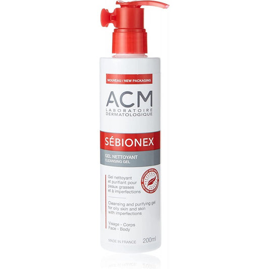 ACM SEBIONEX gel nettoyant 200 ml - prix Maroc