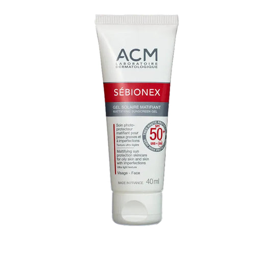 ACM SEBIONEX gel solaire matifiant spf 50+ | 40 ml - prix Maroc