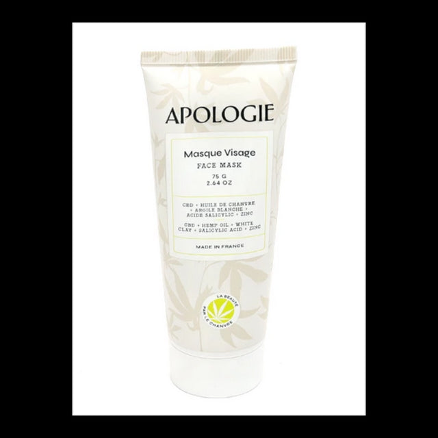 Apologie Masque Visage Purifiant au CBD 75G prix Maroc
