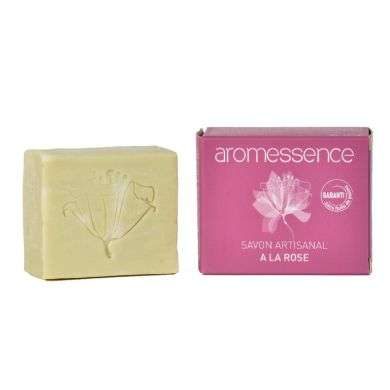 AROMESSENCE SAVON ARTISANAL A LA ROSE 120G Parapharmacie prix Maroc