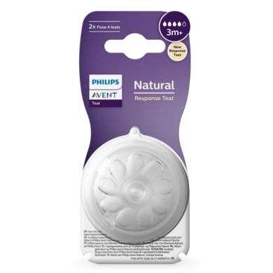 AVENT NATURAL TETINE RESPONSE 3MOIS + DEBIT 4 Parapharmacie prix Maroc
