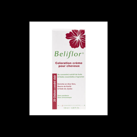 BELIFLOR COLORATION CREME N20 CHATAIN CENDRE CLAIR prix Maroc