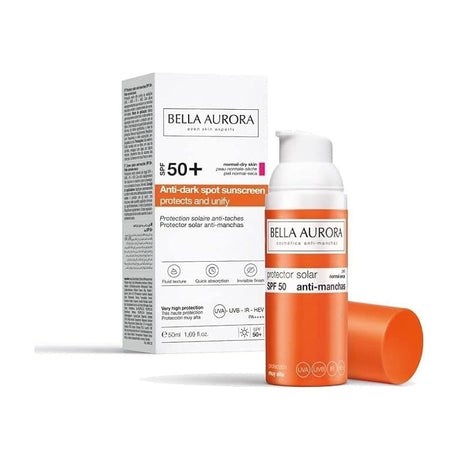 BELLA AURORA ANTI DARK SPOT SUNSCREEN SPF50+ 50ML prix Maroc