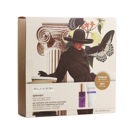 BELLA AURORA COFFRET SERUM SPLENDOR NUIT 30ML + GEL ANTI-TACHES 75ML prix Maroc