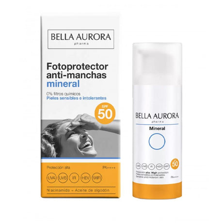 BELLA AURORA ECRAN SOLAIRE MINERAL SPF50+ 50ML prix Maroc