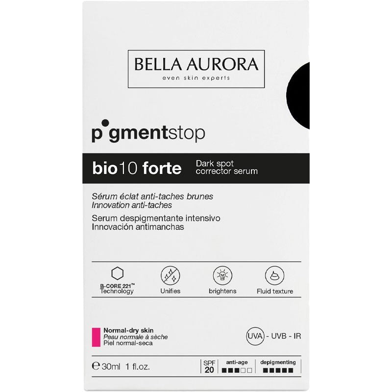 Bella Aurora Pigmentstop Bio 10 Forte Sérum anti Tâches Peau Normale