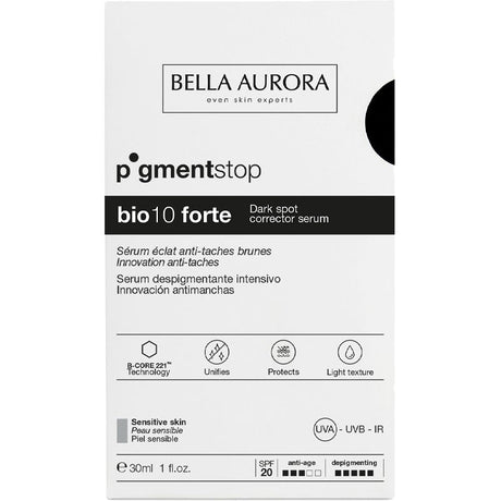 BELLA AURORA PIGMENTSTOP BIO 10 FORTE sérum anti tâches peau sensible 30 ml prix Maroc