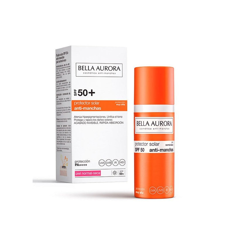 BELLA AURORA PROMO fluide solaire anti tâche spf 50+ | 50 ml