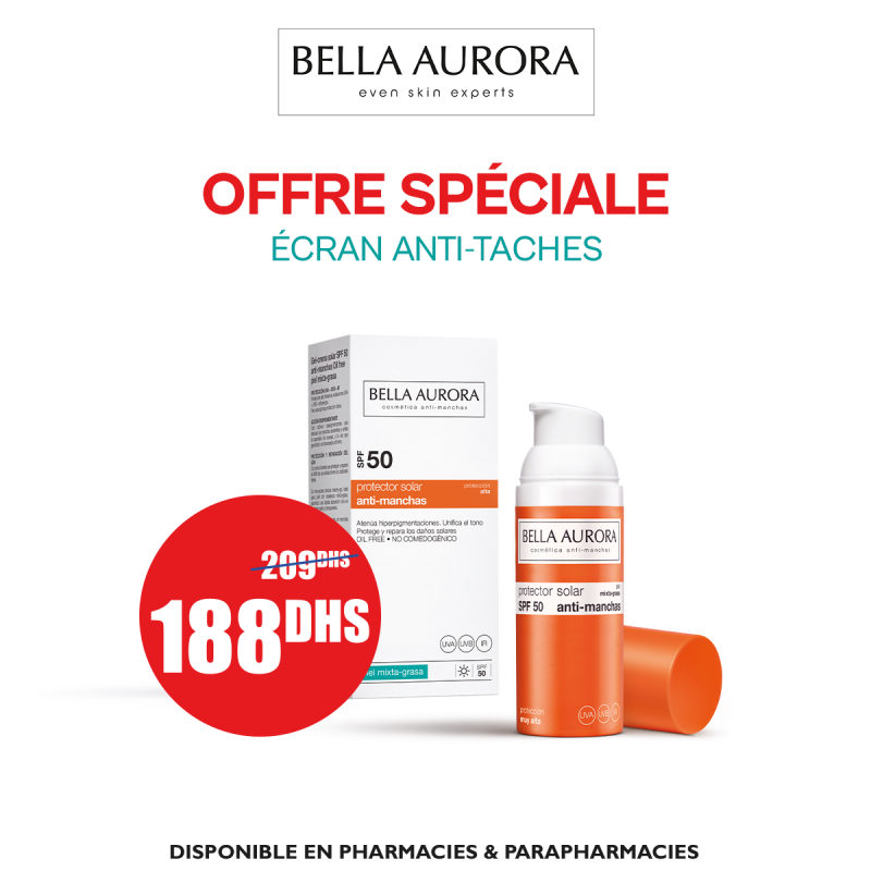 Bella Aurora Promo Gel Solaire anti Tâche SPF 50+ 50 ml
