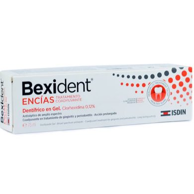 BEXIDENT DENTIFRICE GEL GINGIVAL 0,12 75 ML prix Maroc