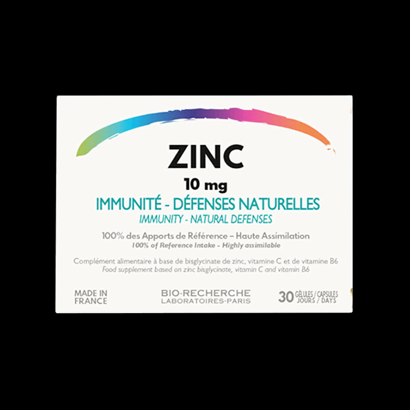 BIO-RECHERCHE ZINC 10MG | 30 GELULES